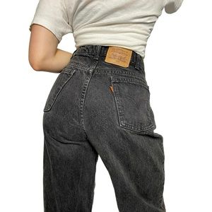 Vintage Levi’s Orange Tab Black Denim Jeans🧡